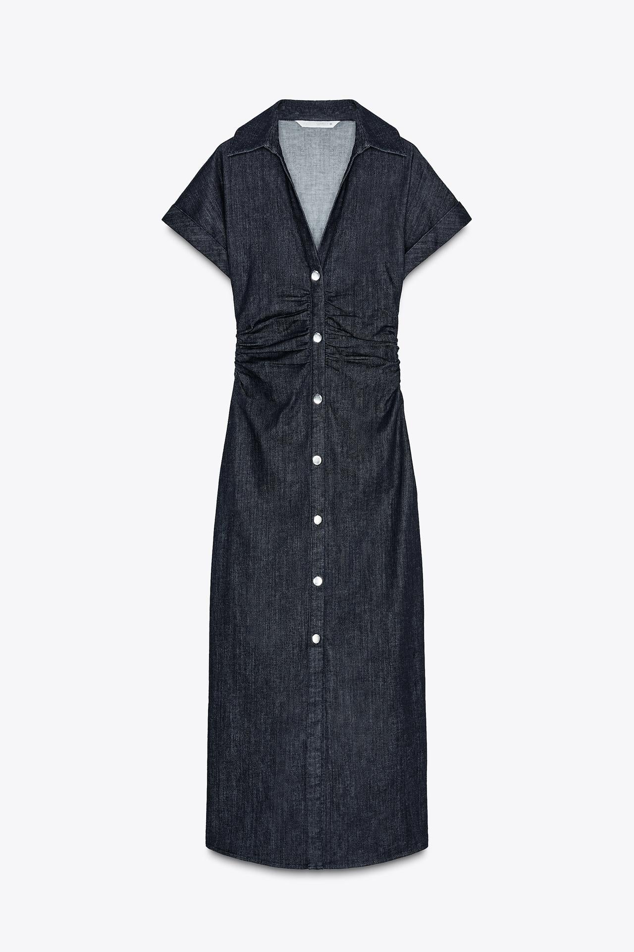 Denim midikjole