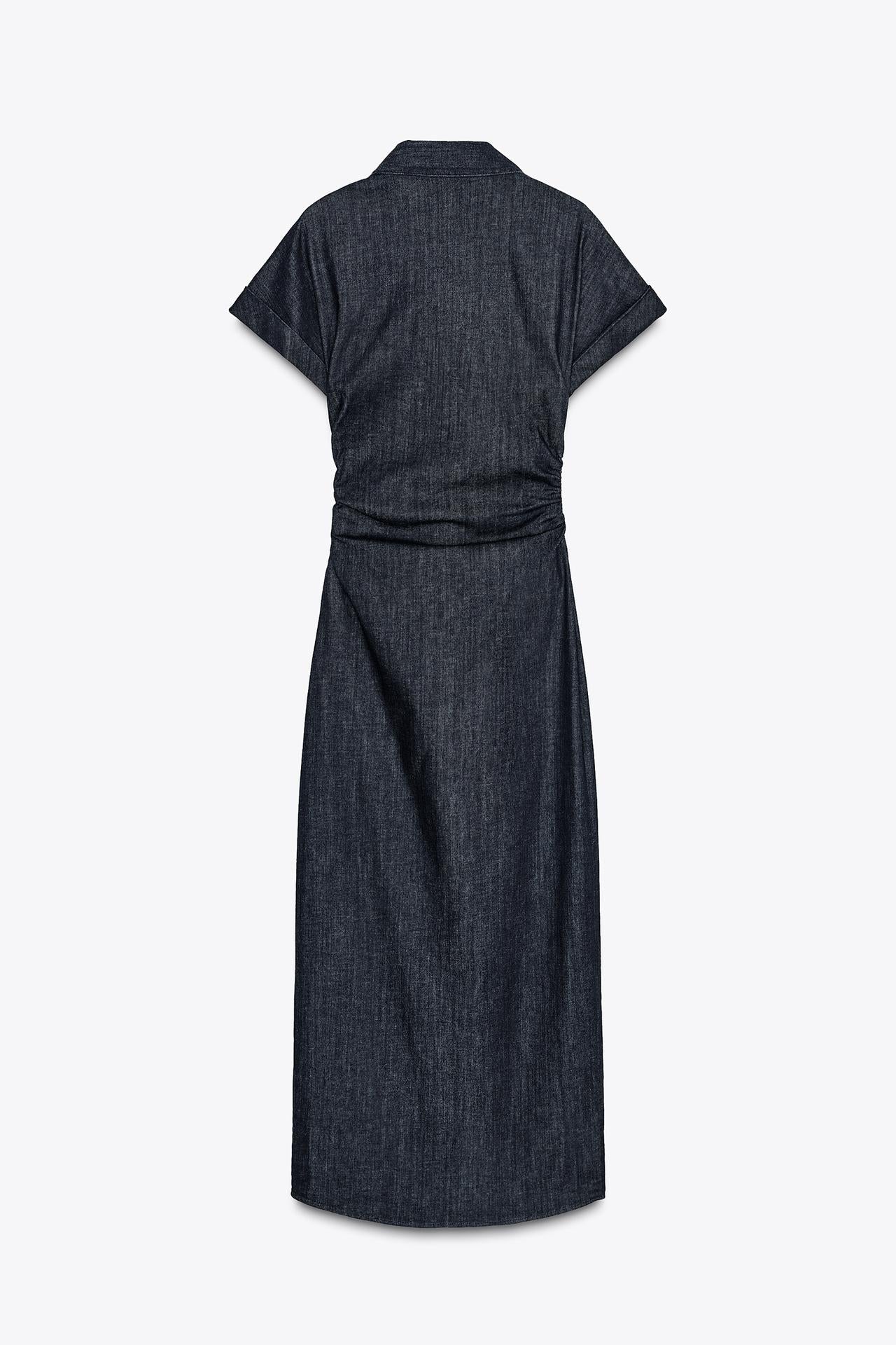 Denim midikjole