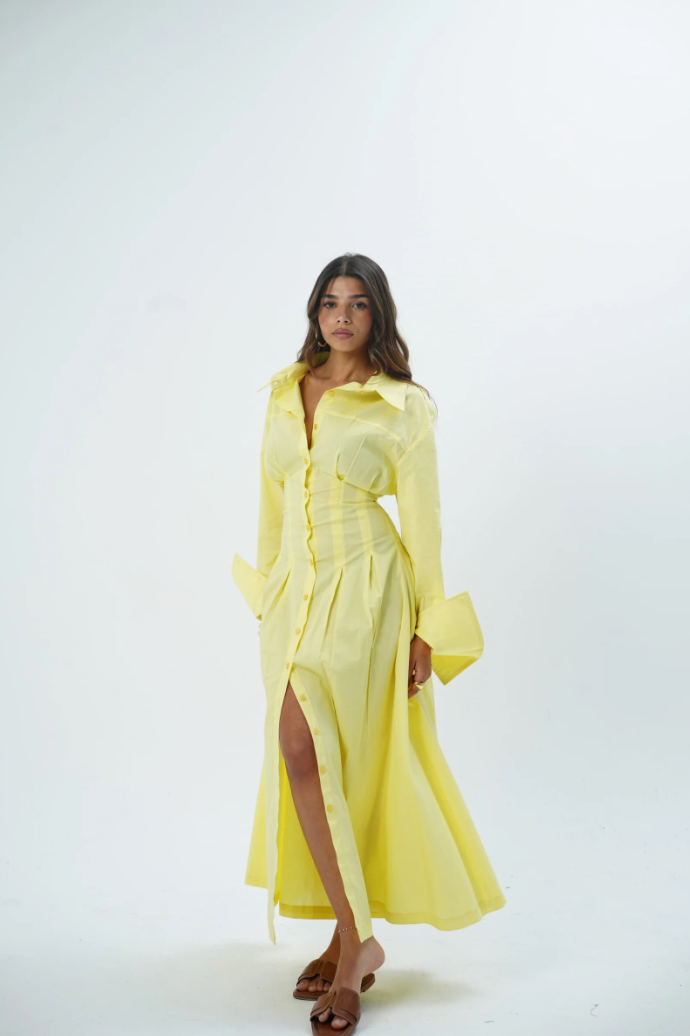 Julie Corset Midi Kjole