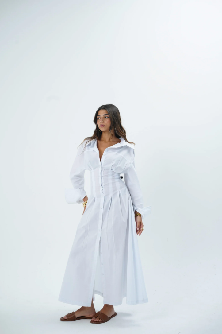 Julie Corset Midi Kjole